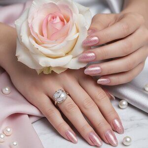 S925 Sterling Silver Adjustable Baroque Pearl Statement Ring Elegant Design